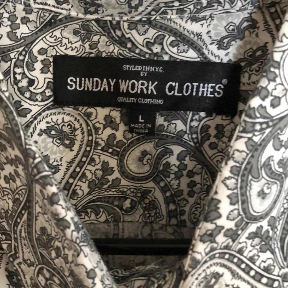 Print Button Up - Picture 2 of 2